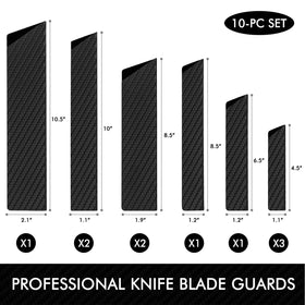 LEVINCHY dual-layer anti-slip guard keeps knives secure