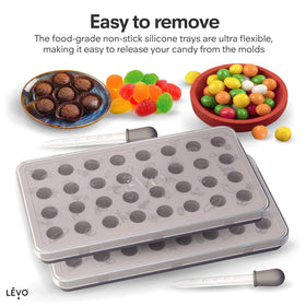 LEVO gummy molds dishwasher-safe for simple cleanup