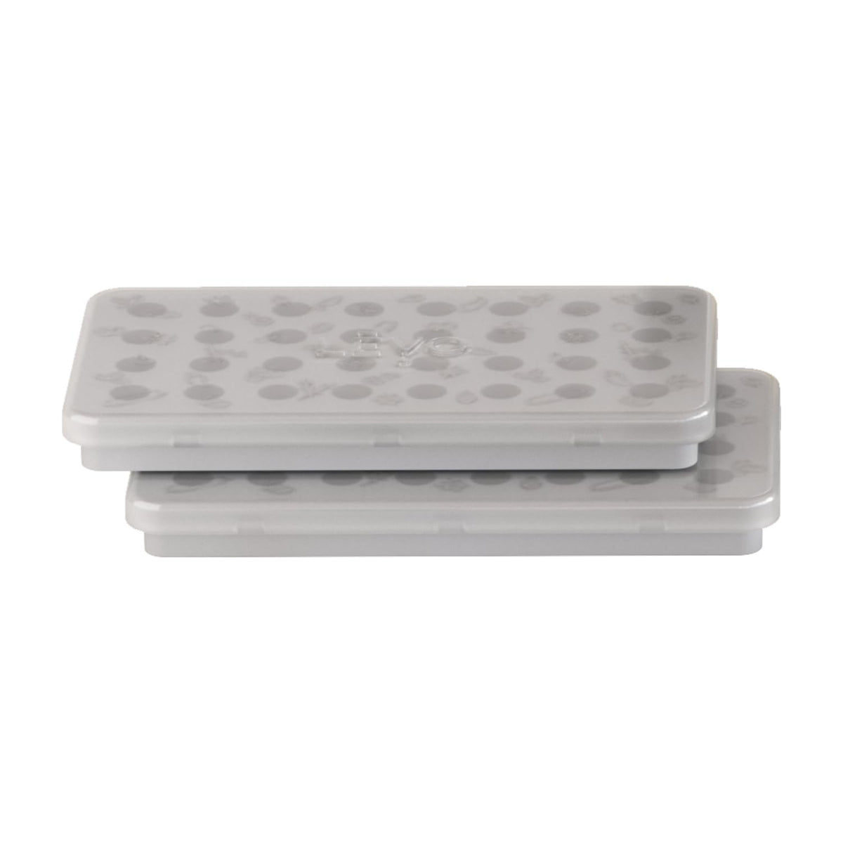 LEVO gummy molds dry erase lid for labeling and storage