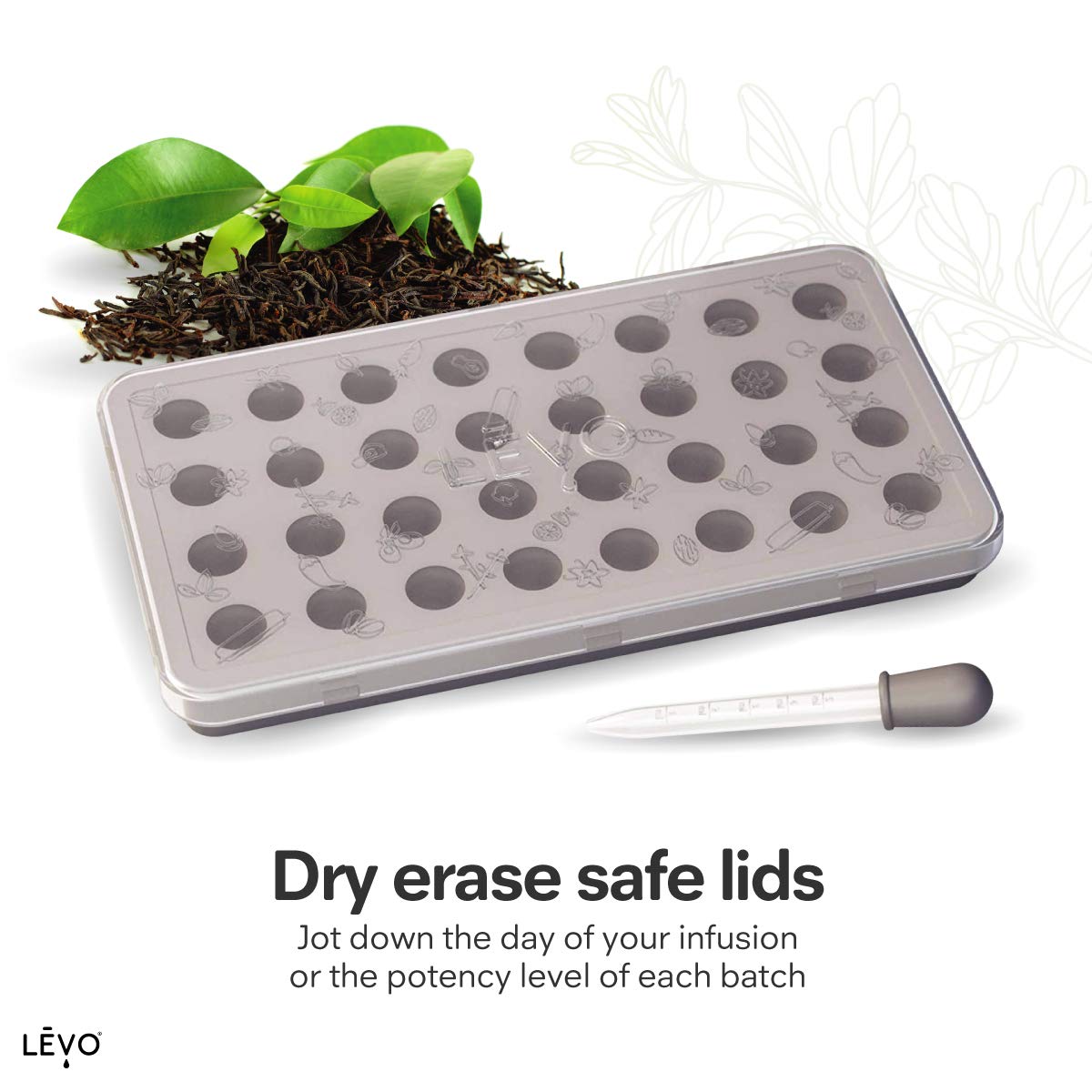 LEVO gummy molds freezer-safe design keeps batches fresh