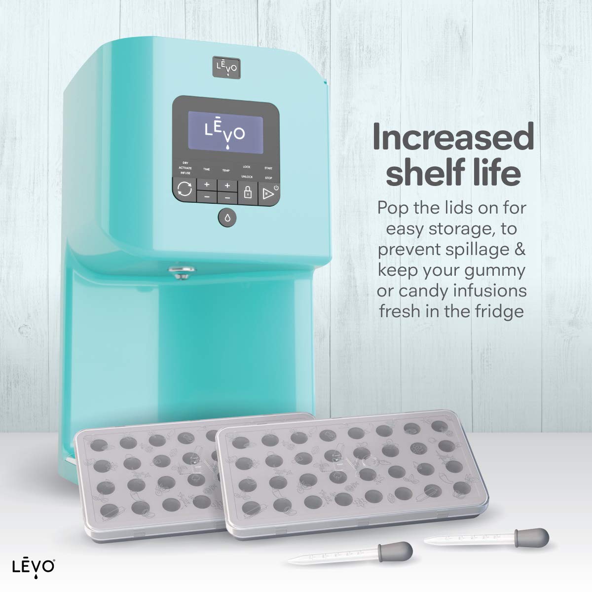 LEVO gummy molds microwave-safe option for quick treats