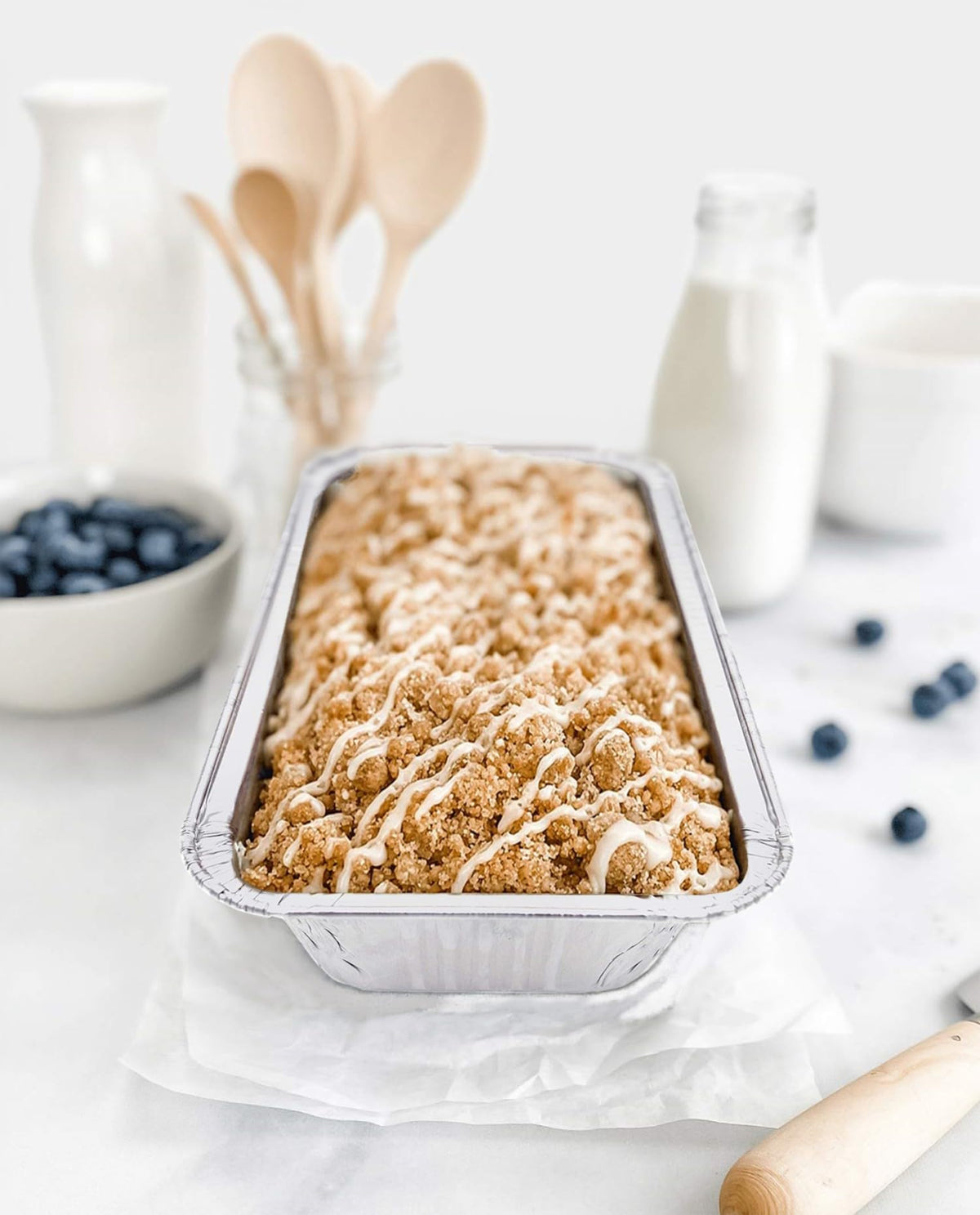 Lewarm heavy-duty aluminum pan suited for oven and freezer