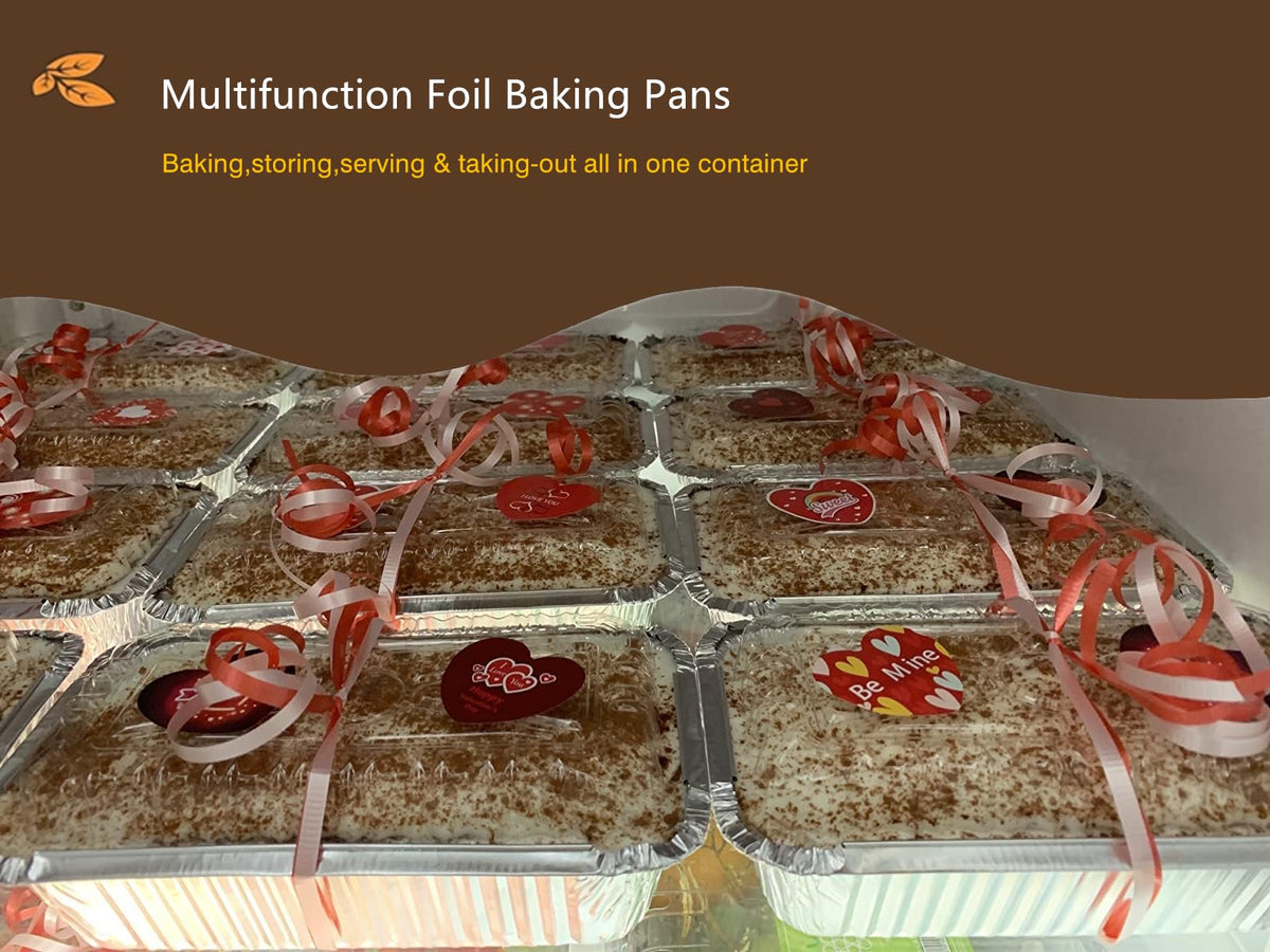 Lewarm multi-use bakeware suitable for baking, freezing, or takeout