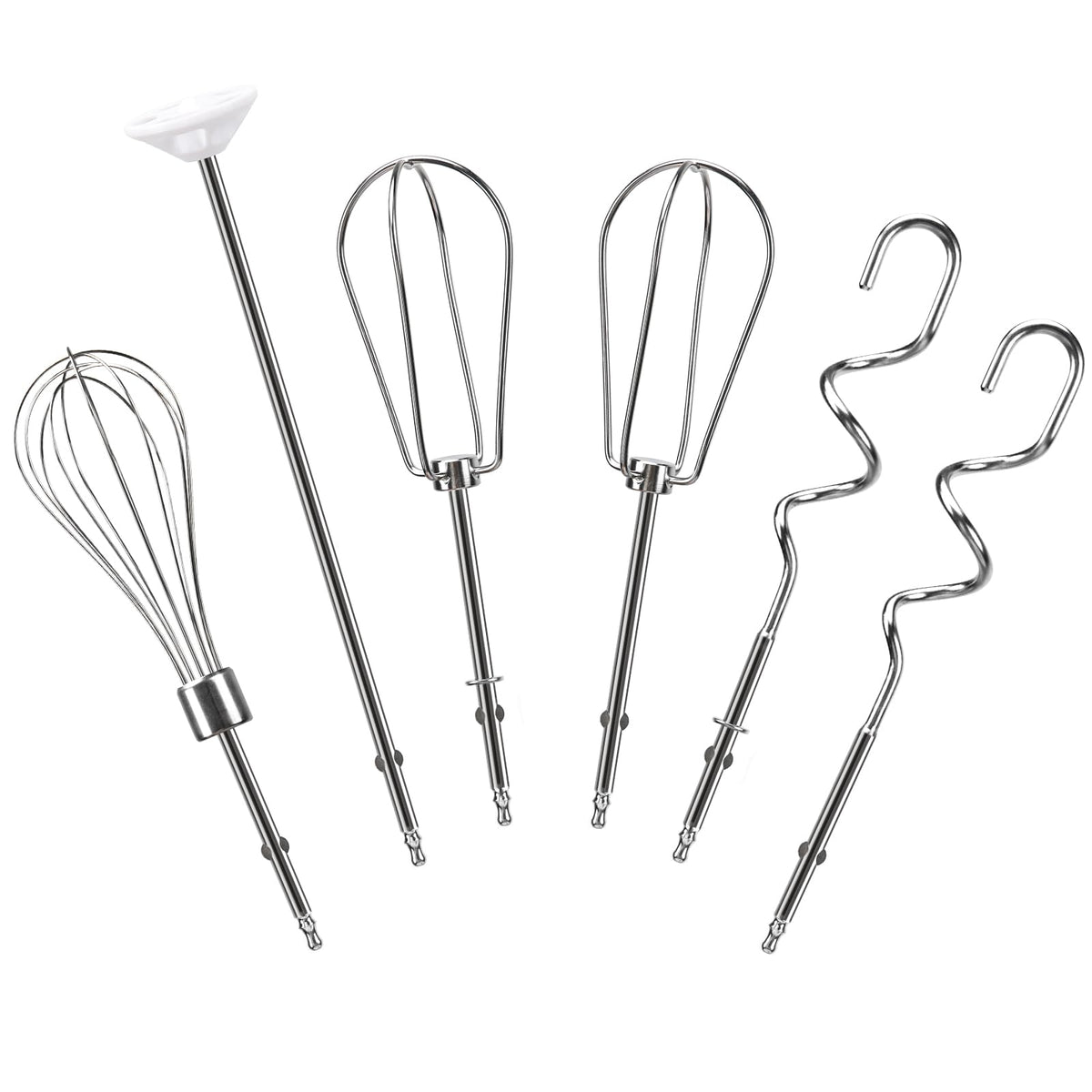 LEWEREST hand mixer beaters assembly for Cuisinart CHM series, precise fit and durable stainless steel
