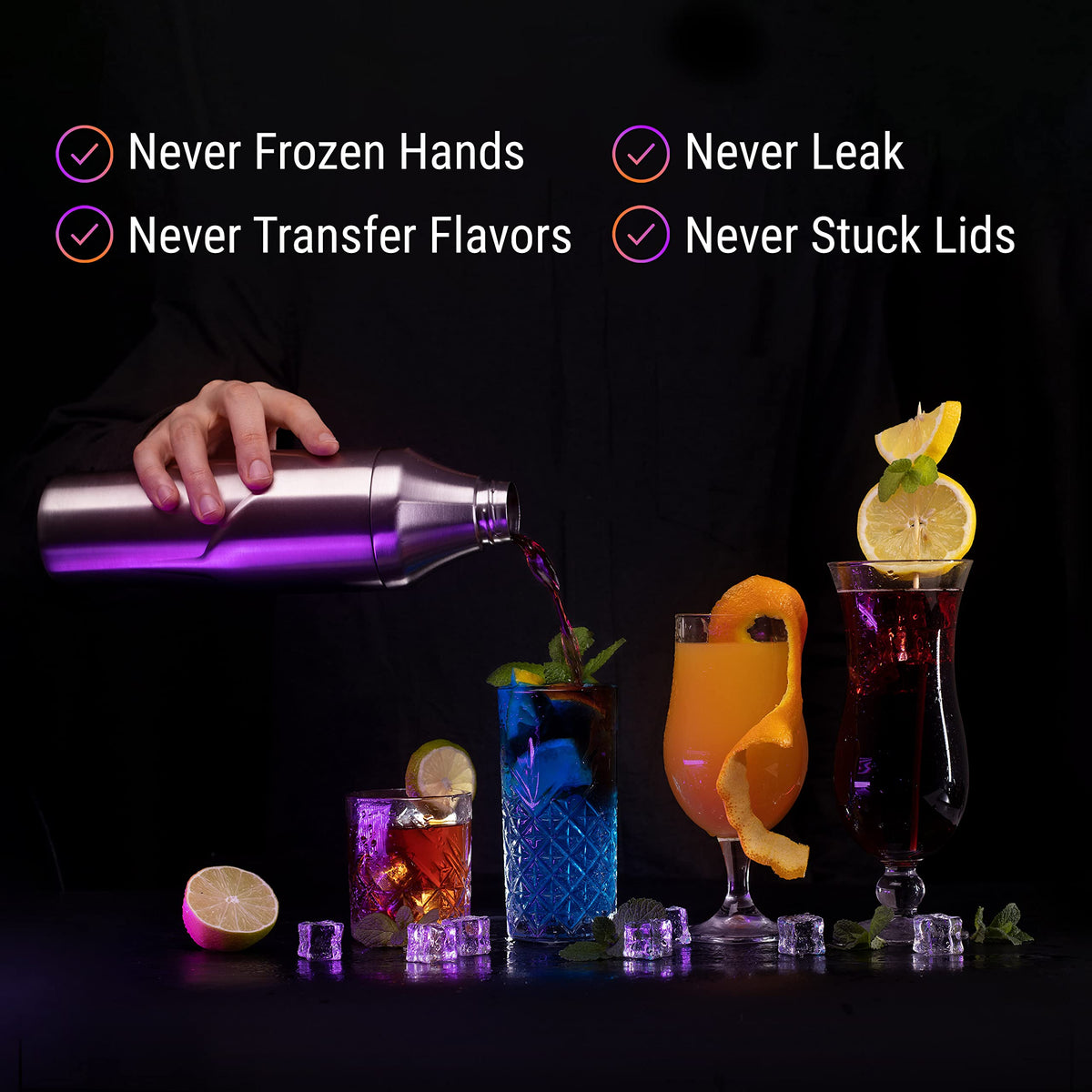 Lexenic 24oz shaker arrives in an elegant gift box.