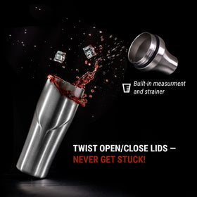 Premium Lexenic shaker stainless steel edges offer a safe, durable feel.