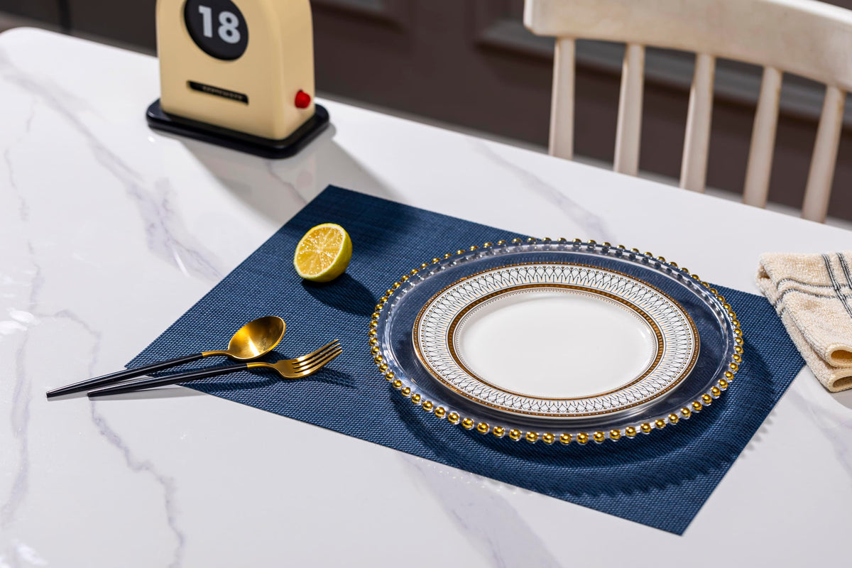 LEXMORE placemats with restaurant-grade quality suit homes and hotels.