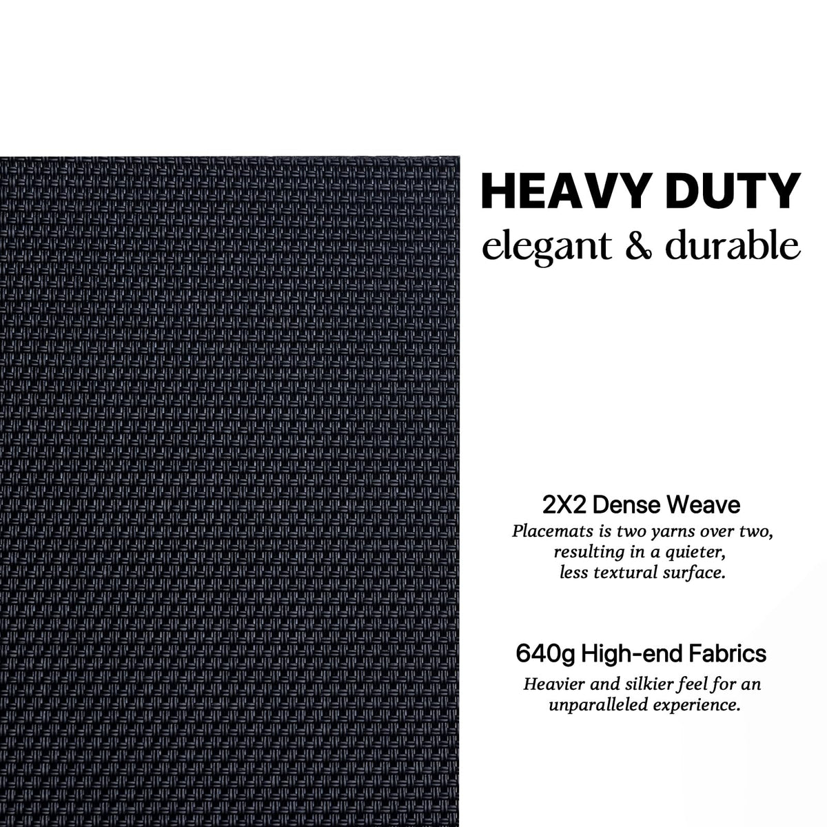 LEXMORE placemats set4 suitable for indoor and outdoor dining