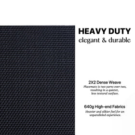 LEXMORE placemats set4 suitable for indoor and outdoor dining