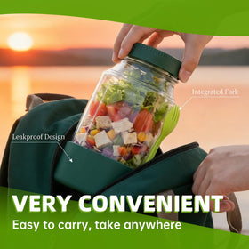 LEYAO portable lunch solution for customizable salads