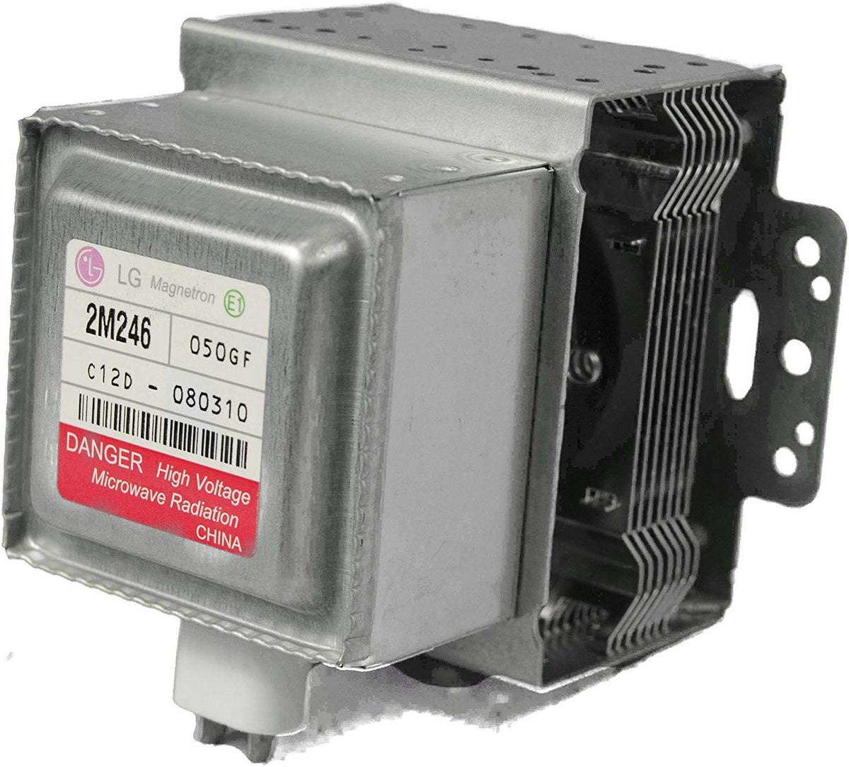 LG 6324W1A001L magnetron front view, OEM replacement for reliable microwave performance