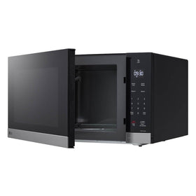LG NeoChef interior spacious 2.0 cu ft capacity handles large dishes.