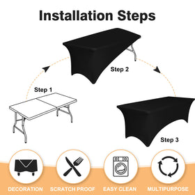 LGJIAOJIAO wrinkle-resistant fabric stays smooth from setup to teardown