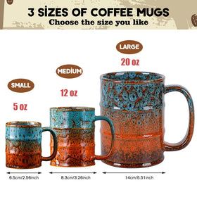 LGQ ceramic 20oz mug dishwasher safe for convenient cleaning after busy days.