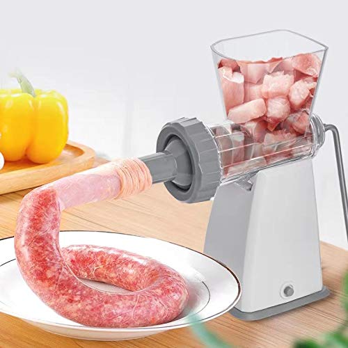 LHS manual meat grinder accessories like blades and sausage tubes expand your options.