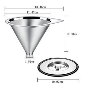 LHS pour over dripper over a mug, ideal for quick single-cup brews.