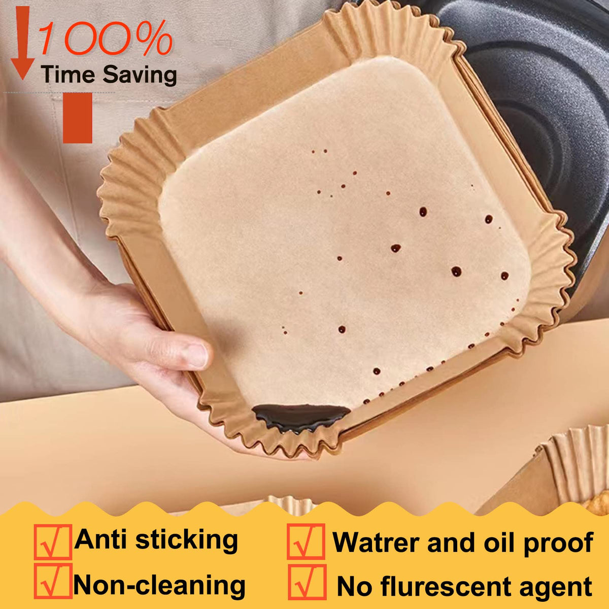 LHSHAD liner catches grease for less mess.