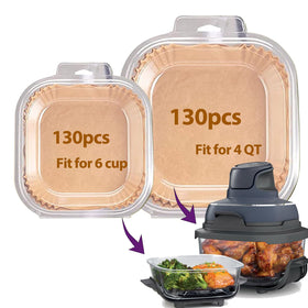 LHSHAD Ninja Crispi liners for 4QT large containers ease cleanup.