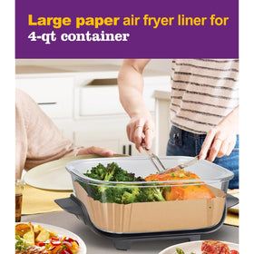 LHSHAD liners are heat resistant up to 450F for safe cooking.