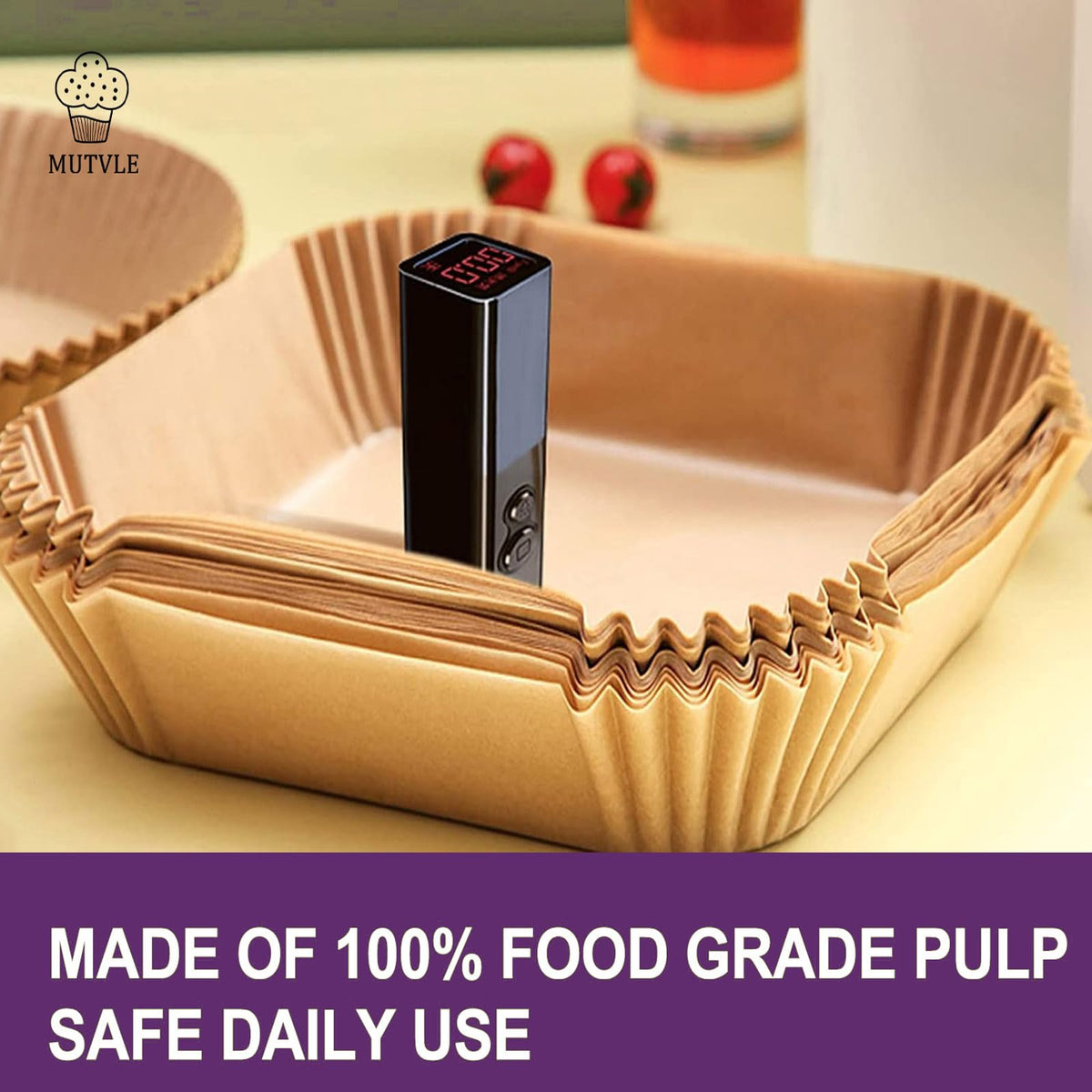 LHSHAD liners provide non-stick release for easy food removal.