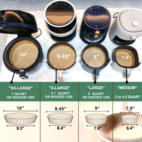 LHSHAD unbleached parchment liner provides non-stick surface