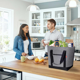LHZK Jumbo Cooler Bag 50-liter capacity fits groceries and meals