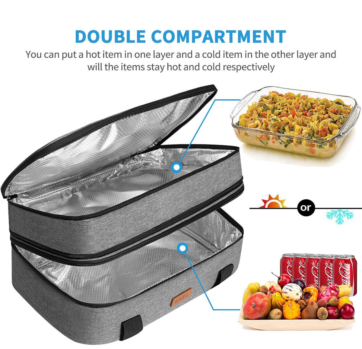 LHZK lower-compartment accommodates larger pans for events.