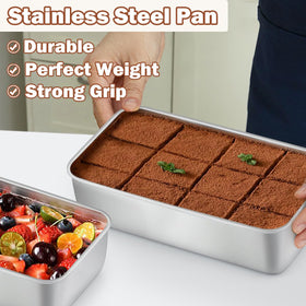 LIANYU brushed, easy-clean surface on loaf pans