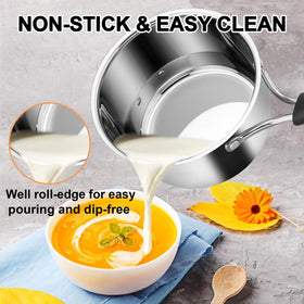 LIANYU flat thick bottom delivers even heat for faster simmering