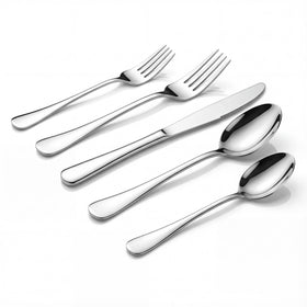 LIANYU full 40-piece flatware set for eight for everyday family meals