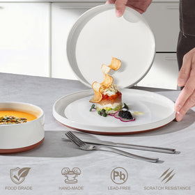 LIANYU stoneware glaze finish shows scratch resistance for long-lasting service.