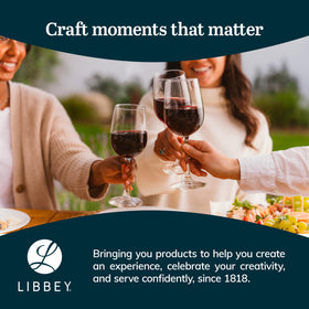 Libbey acaciawood cheese board with dome elevates grazing presentations.