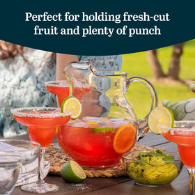 Libbey Acapulco 89 oz pitcher, side view, great for iced tea and punch service.