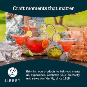 Libbey Acapulco clear glass pitcher, timeless clarity for beverages.