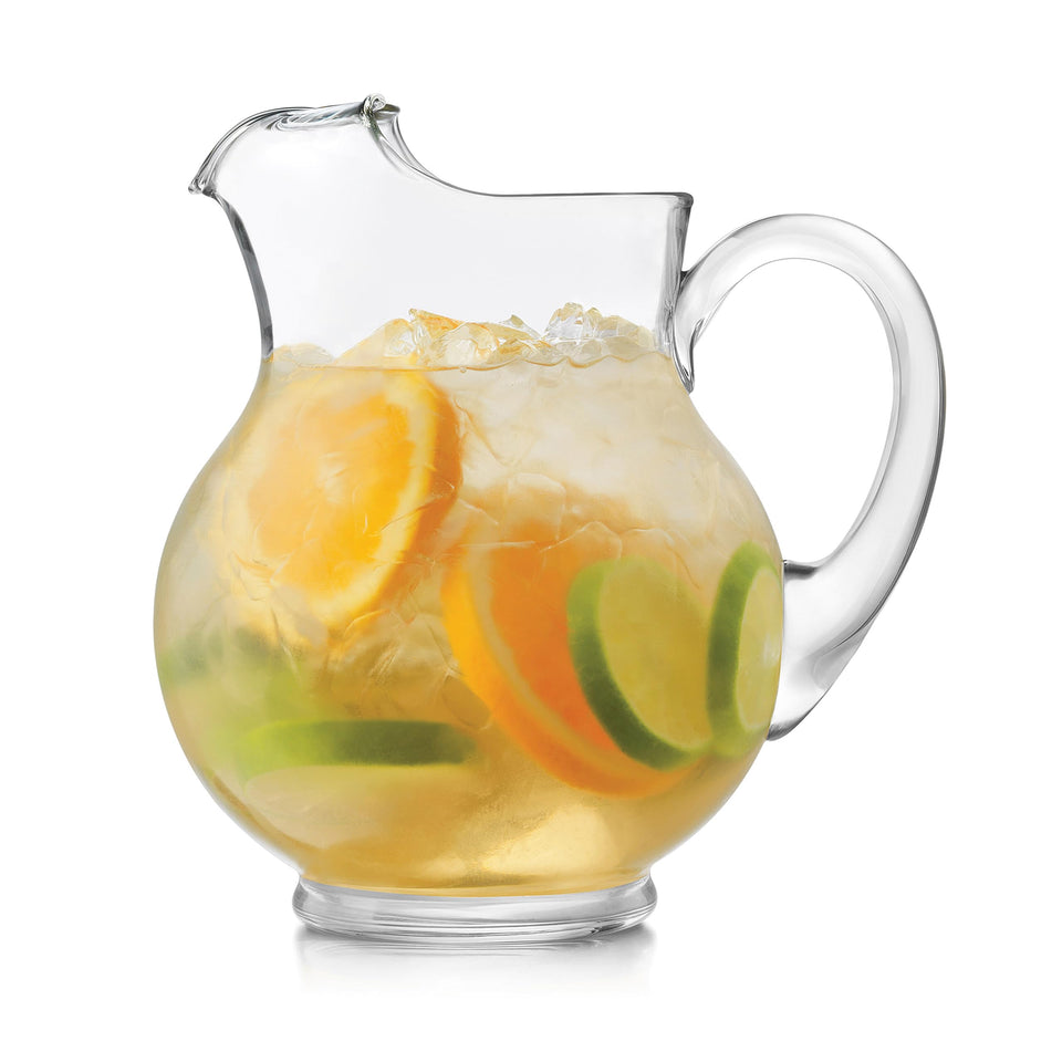 Libbey Acapulco pitcher set, front view, ideal for hosting gatherings with crisp beverages.