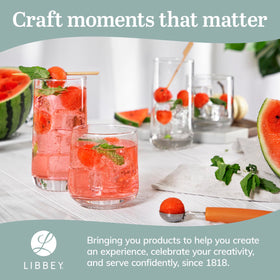 Libbey Ascent elegant clear glass designed for modern tableware