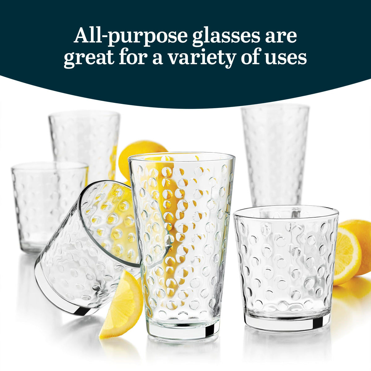 Libbey Awa 13-ounce rock glass for spirits and neat pours.