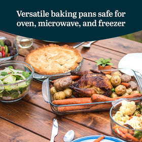Libbey Baker’s Basics 8x8 dish ideal for casseroles and sides