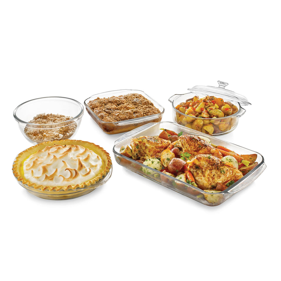 Libbey Baker’s Basics 9x13 dish for even baking and simple presentation