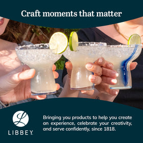 Libbey Blue Ribbon six-piece margarita glasses elevate home entertaining.