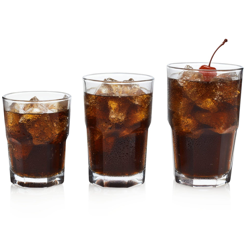 Libbey Boston tumbler 16oz for everyday iced drinks and easy stacking.