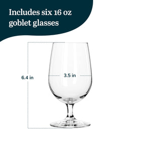 Libbey glasses with chip-resistant rim offering everyday durability during entertaining