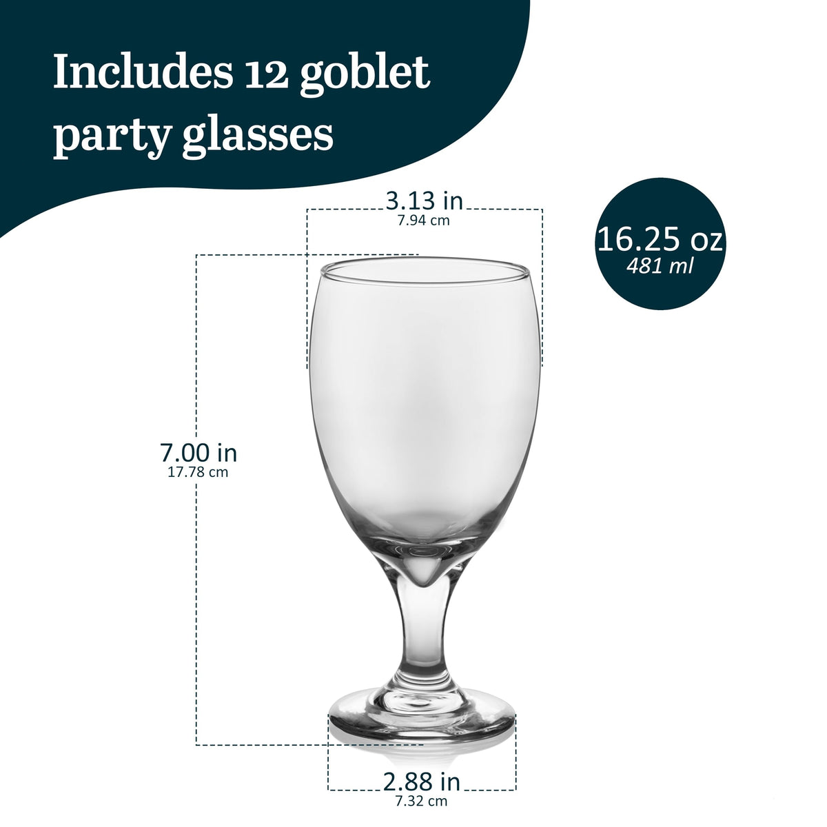 Libbey Classic Goblets holding iced tea, a versatile choice for gatherings.