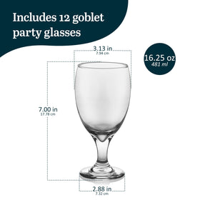 Libbey Classic Goblets holding iced tea, a versatile choice for gatherings.