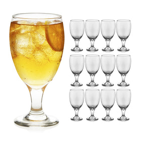Libbey Classic Glass Goblets on a table setting, ideal for elegant entertaining.