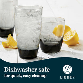 Libbey Classic Rocks with smoke-hued finish for modern elegance