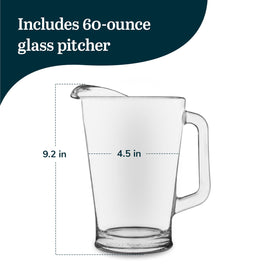 Libbey clear glass showcases vibrant drinks with a timeless design