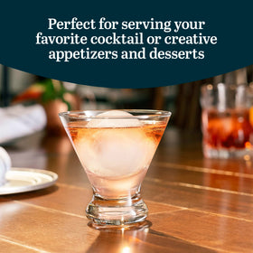 Libbey cosmopolitan stemless martini glasses dishwasher safe for quick cleanup