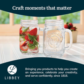 Libbey jar setup ideal for cocktails and mixed drinks.