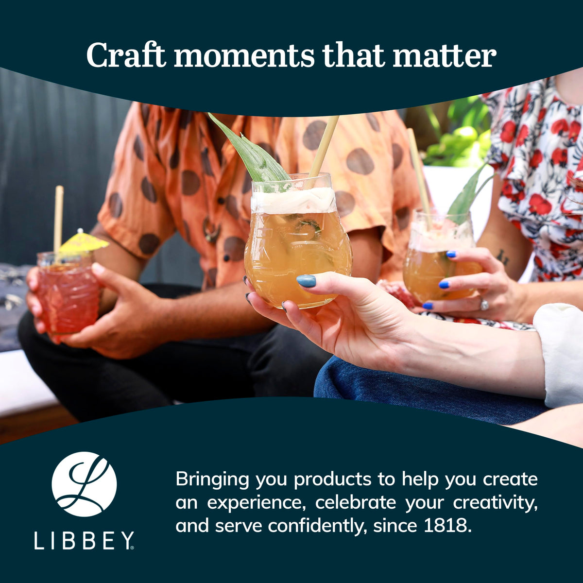 Libbey Dishwasher-Safe Tiki Mugs simplify cleanup after parties